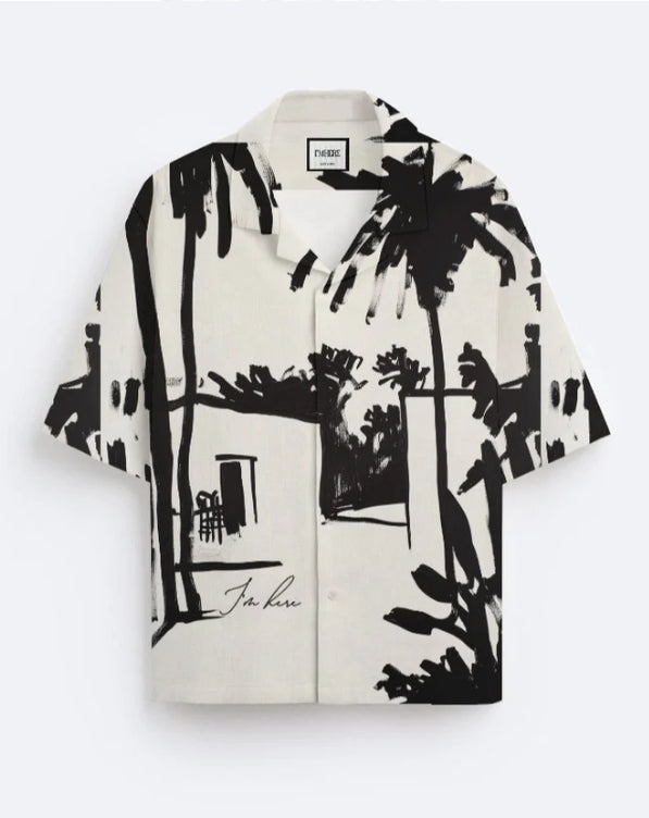 Peace, What I Call Home Resort Collar Shirt