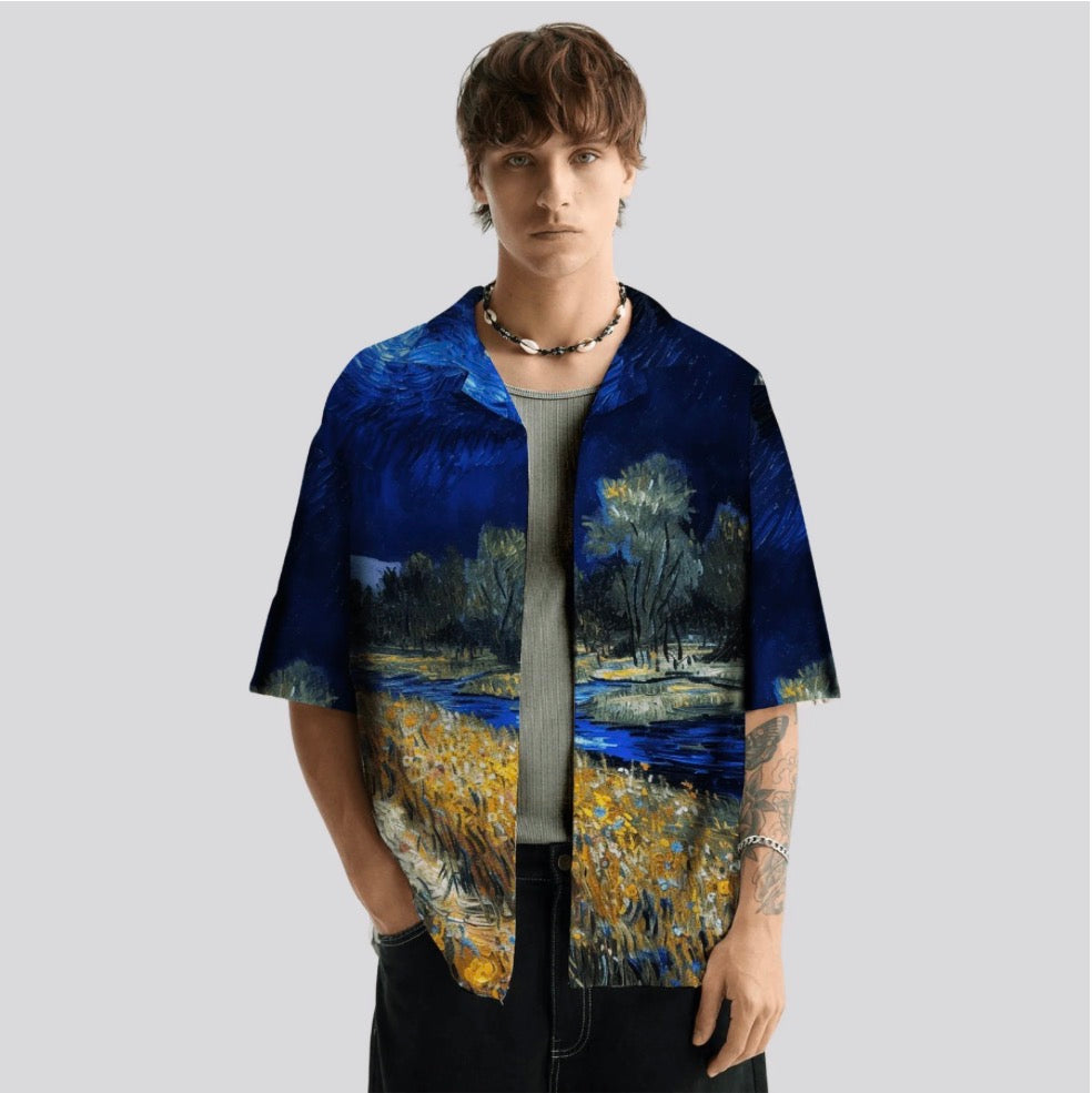 VAN GOGH RESORT COLLAR SHIRT