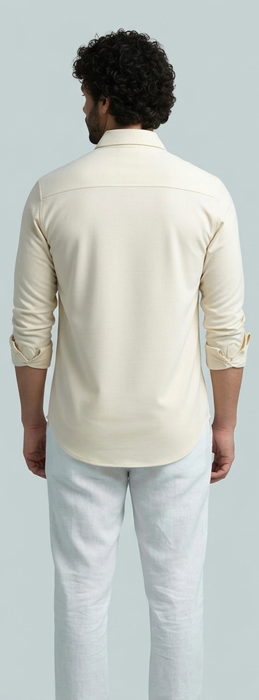 Beige Short Kurta