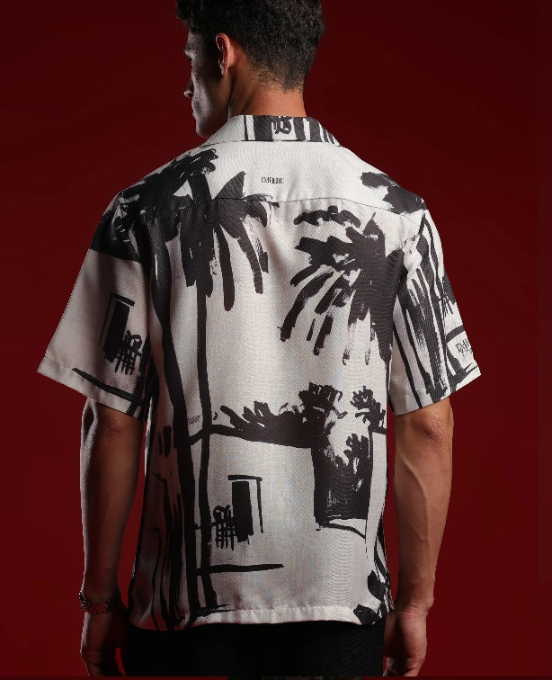 Peace, What I Call Home Resort Collar Shirt