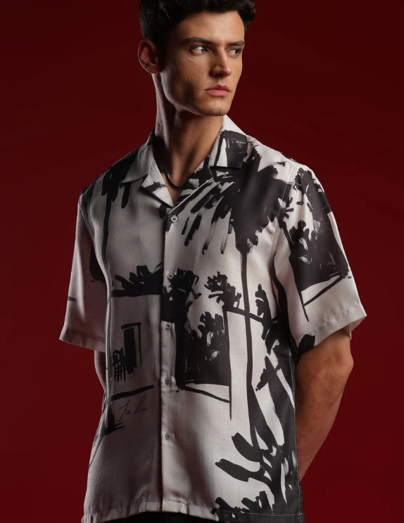 Peace, What I Call Home Resort Collar Shirt