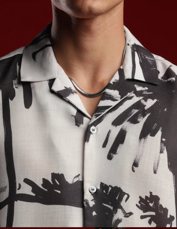 Peace, What I Call Home Resort Collar Shirt