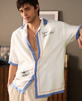Satin Oversized Shirt: State Of Mind
