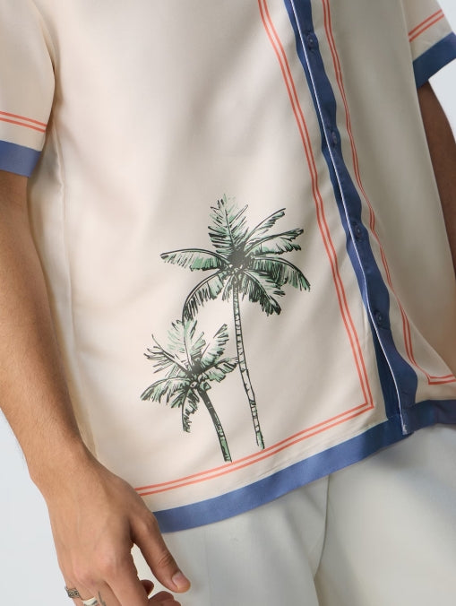 Satin Oversized Shirt: State Of Mind
